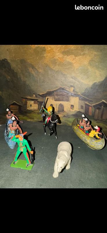 Figurine Indienne ,Western et animaux de ferme (image 1)