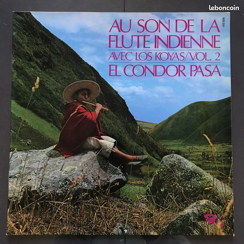 Los Koyas Vol.2 - Au son de la flute indienne - Disque Vinyle LP 33 tours (image 1)