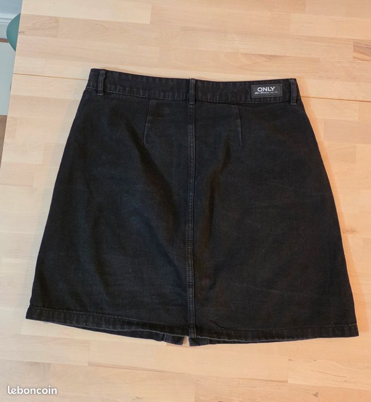 Mini Jupe En Jean Topshop Moto - Taille 4, Bleu Délavé, Neuf Sans étiquette - Style A-Line Décontracté