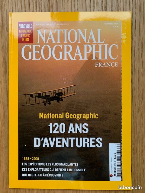 Revue National Geographic 120 ans d'aventures (image 1)