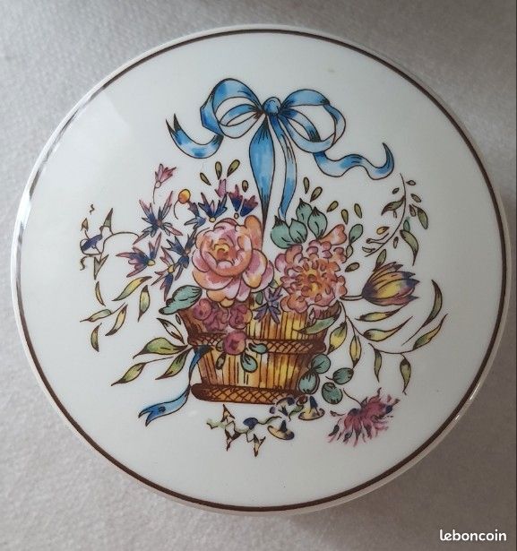 2 Magnifique boites à bijoux en porcelaine de Limoges