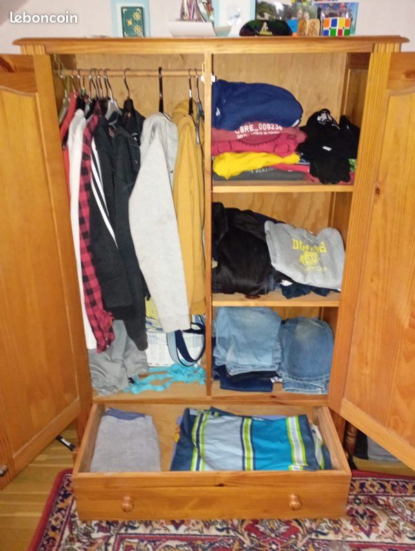 Chambre enfant complète bois massif (image 7)