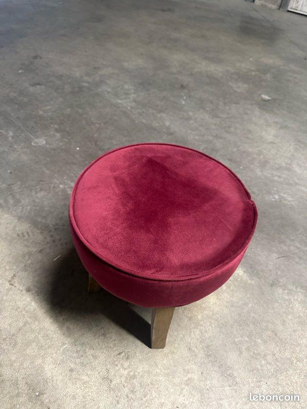 Tabouret Bordeaux (image 1)