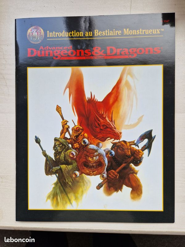 Echange jeu de socété Advanced Dungeons & Dragons. Le jeu de rôle