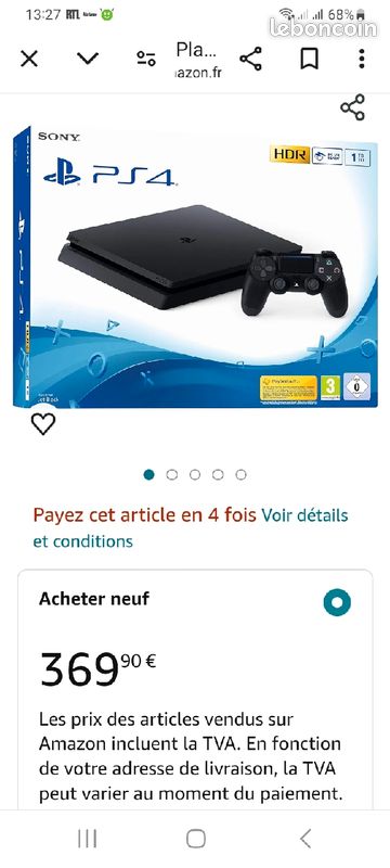 PS4 slim 500go (image 6)