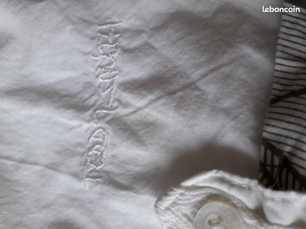 Chemise Manches Courtes TEDDY SMITH Pour Garçon 14 Ans - Bleu, Occasion Très Bon état