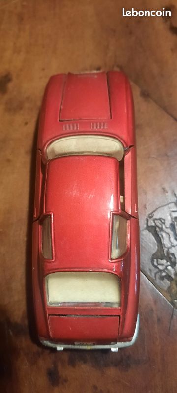 Politoys M 509 Lancia Flavia Sport Zagato 1800 Grise – Miniature 1/43 Avec Boîte D'origine