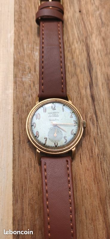 Montre Vintage Gira-Watch Mécanique Plaqué Or Fonctionne (image 19)