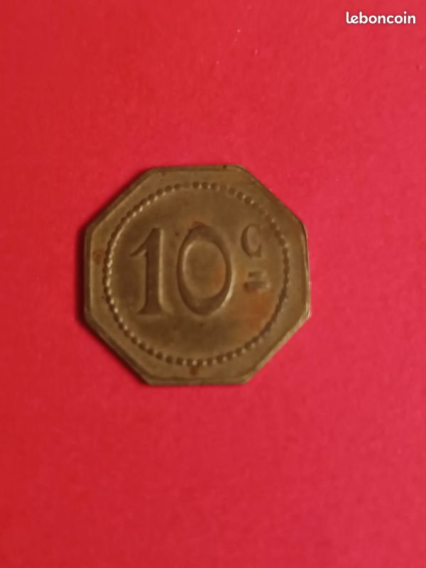Monnaie de nécessité de Lyon 10cts (image 1)
