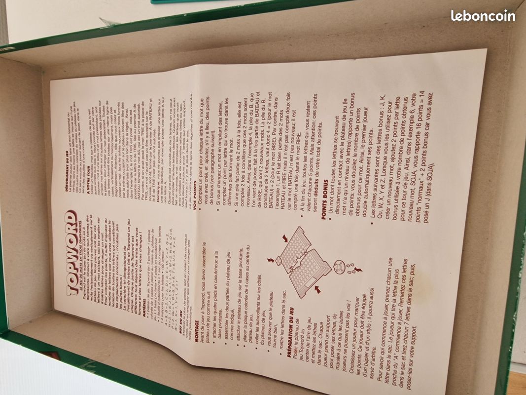 TOPWORD (comme scrabble en 3 D) - Jeux & Jouets