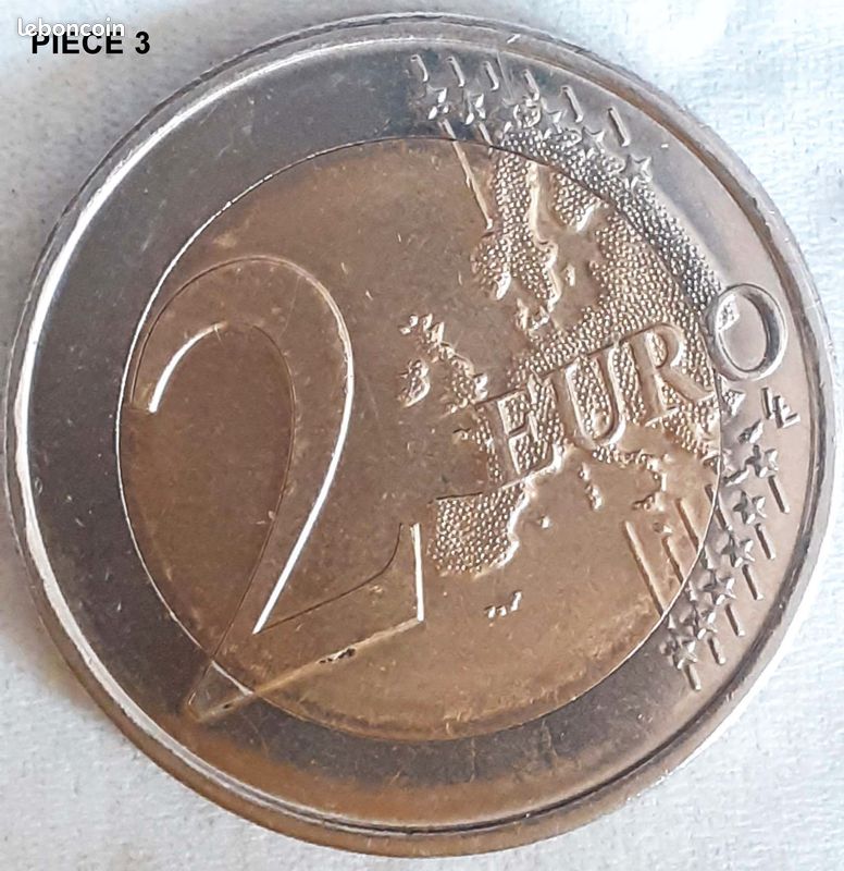 pièce de 2 euro RF 2023 avec l'arbre de l'union, très rare, en très bon état | Rakuten