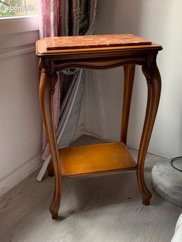 Table d’appoint plateau marbre (image 3)