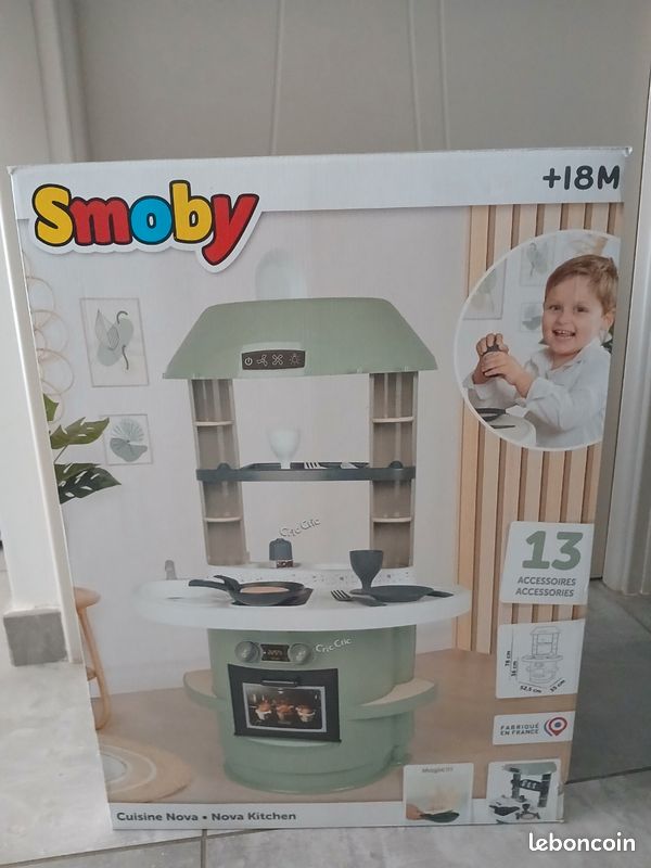 Smoby Cuisine Nova – Le Petit Resto Idéal Pour Les Enfants – Jouet D’imitation Complet Avec Accessoires – Dès 3 Ans – Cadeau Génial