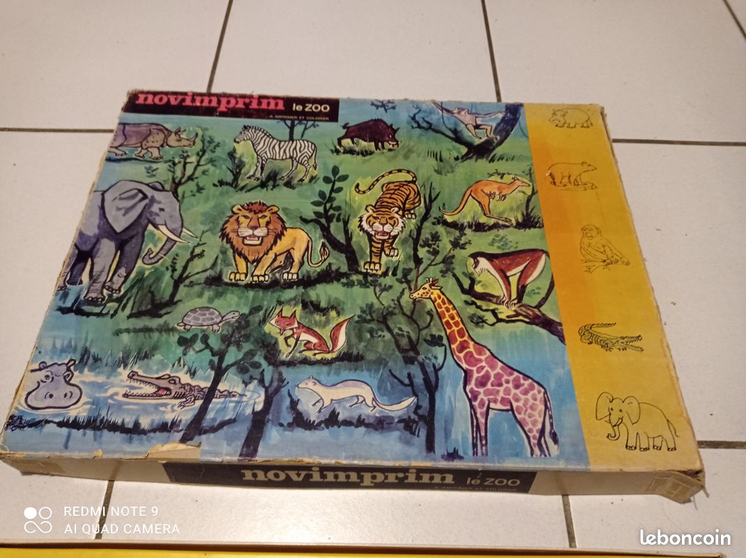 Ancien jeu Novimprim les animaux du zoo (image 3)