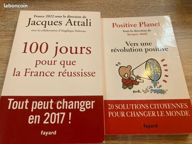 Lot de deux livres Jacques Attali (image 1)