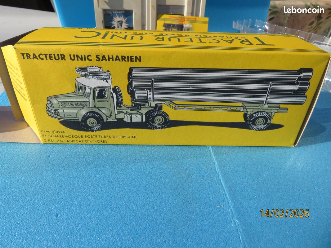 CIJ NOREV Camion UNIC Saharien + Semi-remorque Porte Pipeline C80400 – Occasion