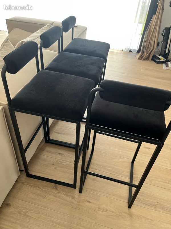 Tabouret de bar x4 (image 3)