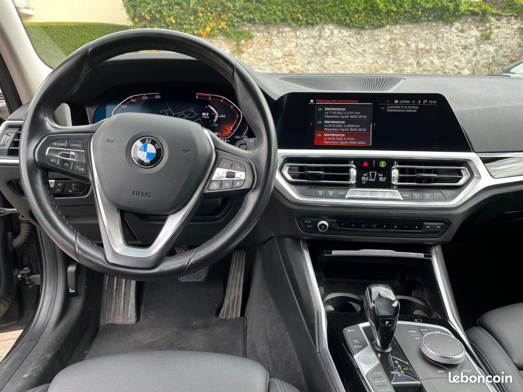 BMW Bmw Serie 3 Touring 318dA 150ch Lounge+Suivi Complet BMW (image 9)