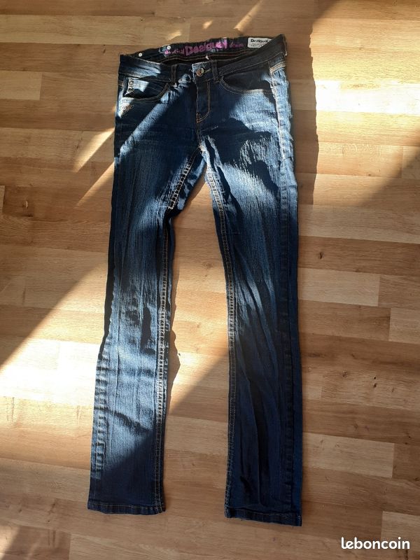 Jean desigual taille 26 regular fit slim (image 1)
