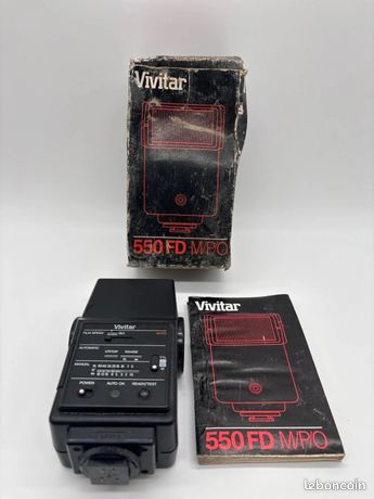 Flash Vivitar 550 FDN Vintage Años 80 Con Pilas de segunda mano por 7