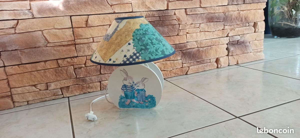 Lampe de chevet enfant "Paul et Virginie" (image 1)