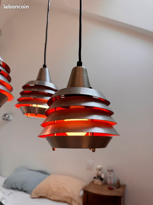 VENDU / Superbe suspension cascade vintage / Lakro de Carl Thore (image 7)
