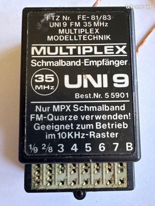 HURRISE Récepteur Micro ExpressLRS 5 CH Failsafe pour RC Hélicoptères