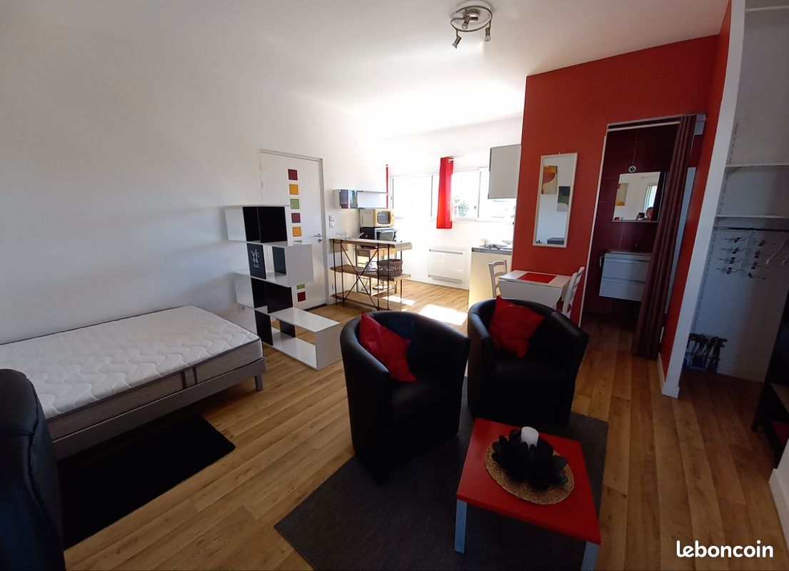 Appartement 1 pièce(s) 25 m²à louer Vannes