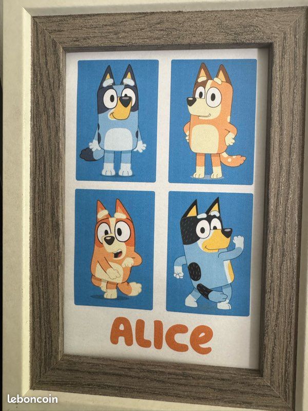 Affiche à personnaliser bluey (image 2)