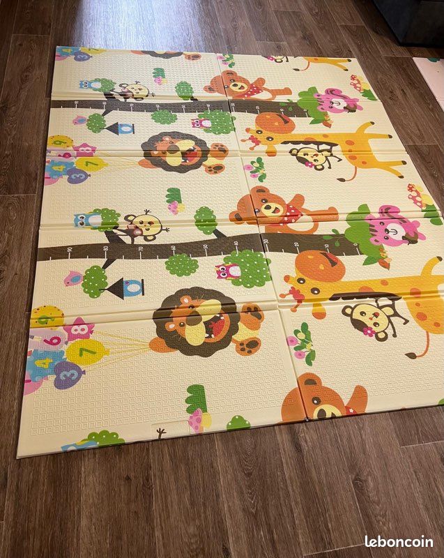 Tapis de jeu pliable réversible bébé neuf (image 5)