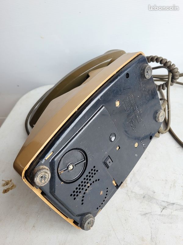 ancien téléphone ptt a touche 1970-80 , vintage, Socotel S63