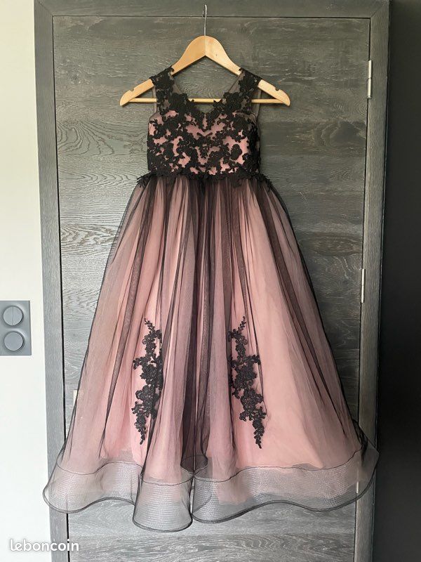 Robe De Soirée Pourpre - Taille 10 - Style Mini - Marque Ladies - Occasion Très Bon état