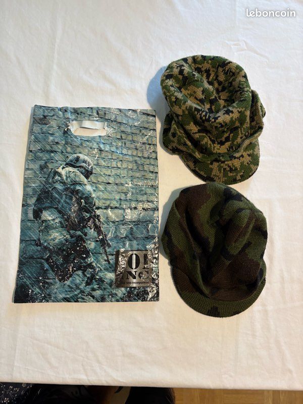 2 Bonnet casquette camouflage militaire Jeep (image 7)