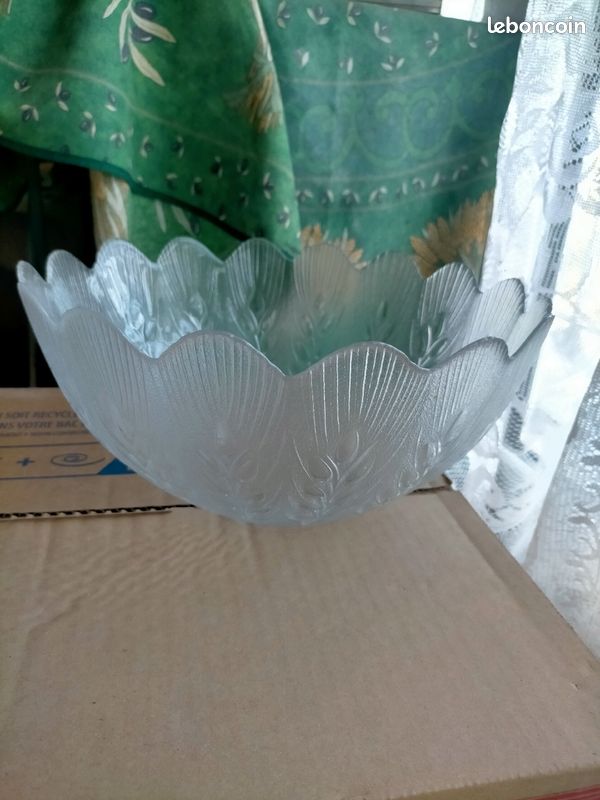 Saladier à fruits en verre (image 1)