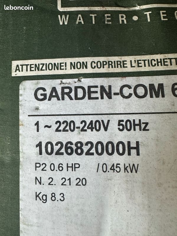 Pompe de jardin (image 3)