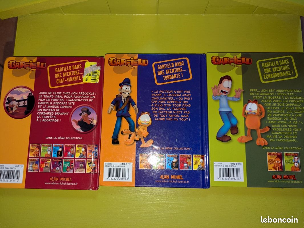 Lot de trois tomes Garfield et compagnie (image 2)