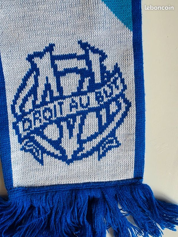 Lot 4 echarpe supporter OM Football Olympique Marseille Scarpia vintage