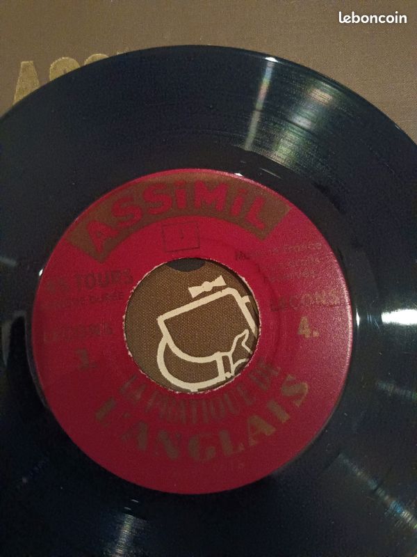 Disque 45 tour la pratique de l'anglais 10 disque (image 1)