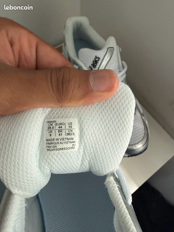 ASICS GEL-1130 Blanches – Taille 44 (image 6)