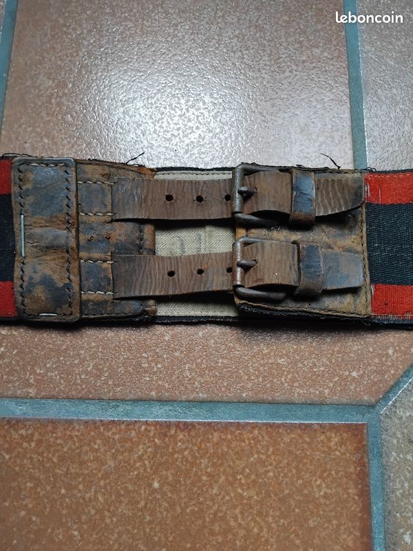 Ceinture de feu sapeur pompier sous-officier second empire