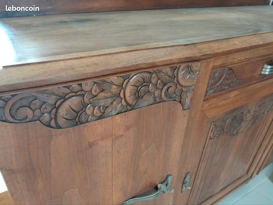 Meuble Art Déco en bois massif (image 2)