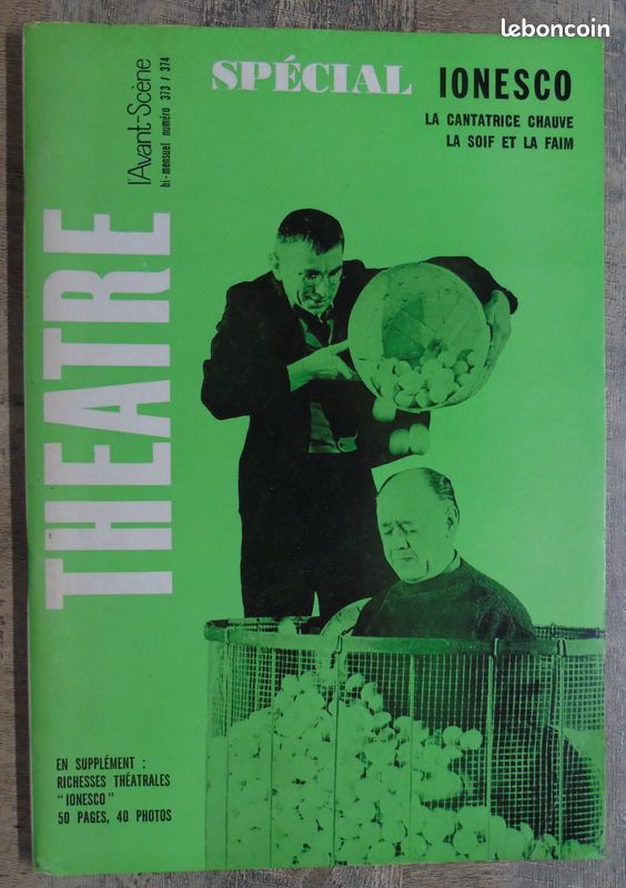 L'Avant-Scène Théâtre - N° double 373/374 - Spécial Eugène Ionesco (image 1)
