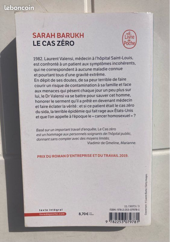 Livre Le cas zéro de Sarah Baruch (image 2)