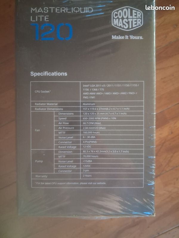 Pc water cooler cool master (image 2)