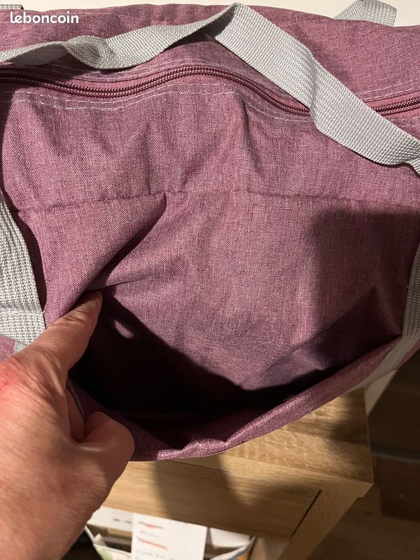 Sac de voyage "cabine" mauve (image 3)