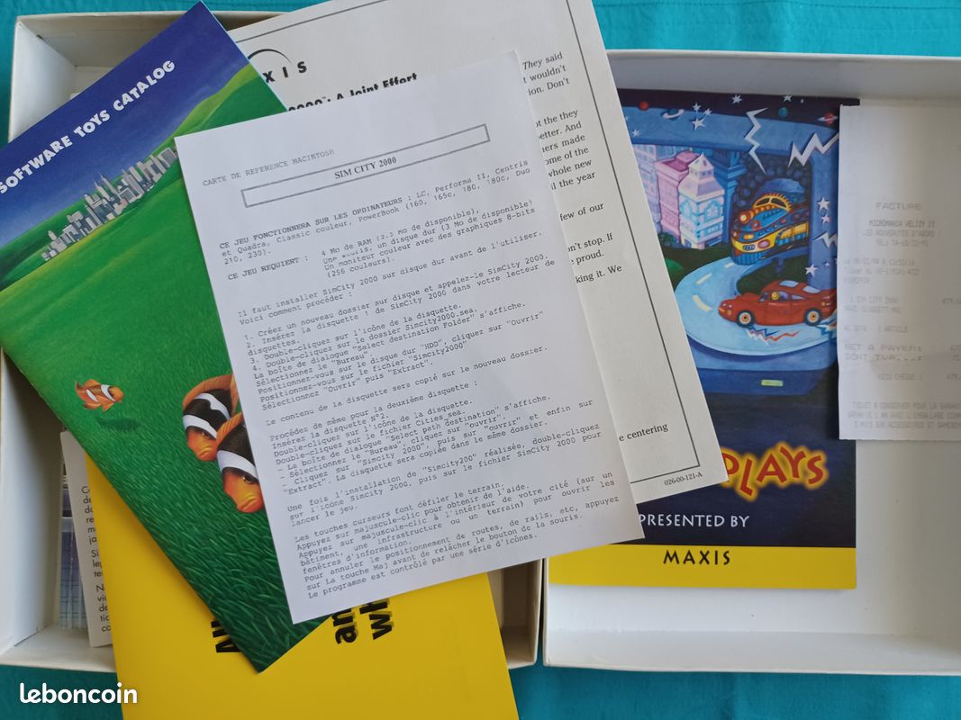 Jeu PC Maxi Collections I - Sim Classics - SimAnt - Maxis - Version Française - Disquettes 3.5