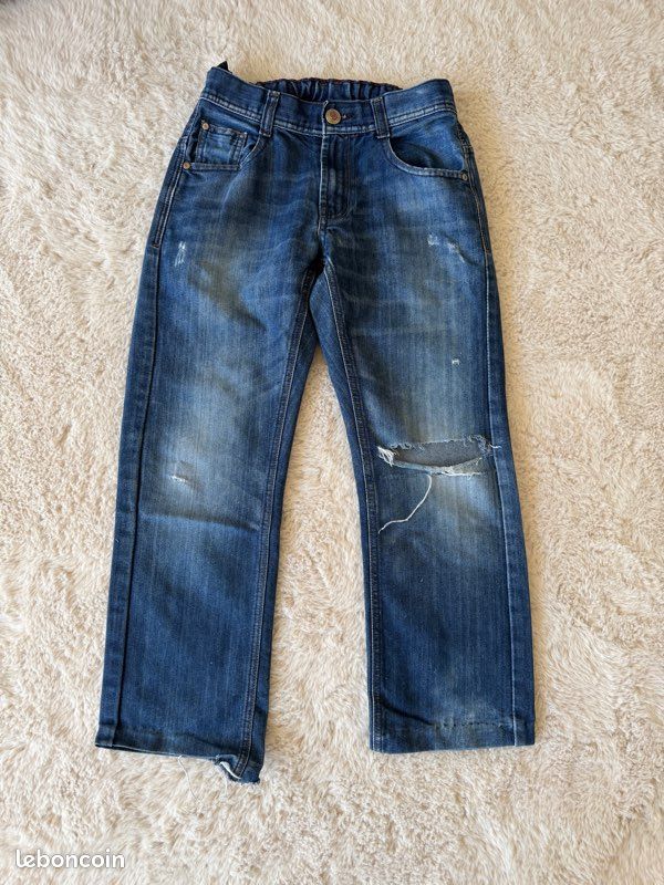 Le jean Jake bleu délavé Coupe étroite | Mavi | Jeans de coupe Super Ajustée et Ajustée pour