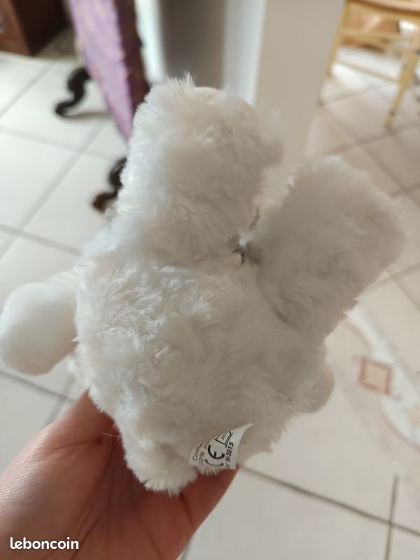 Peluche ours blanc (image 3)