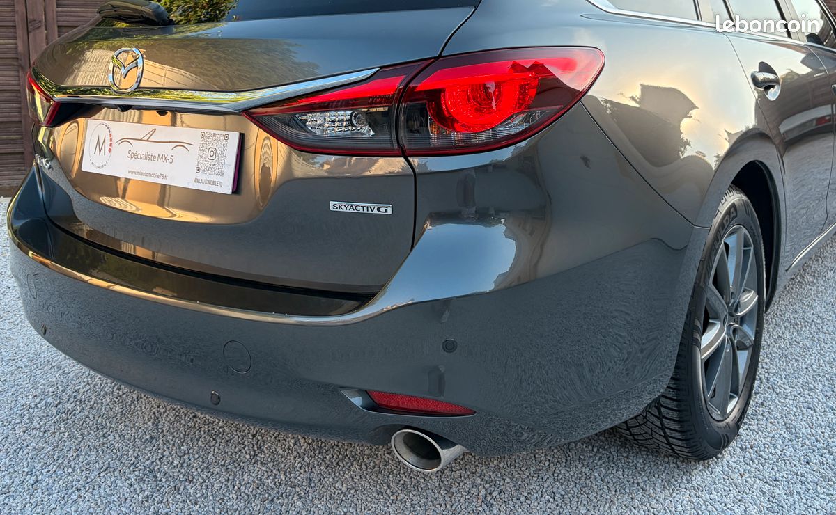 MAZDA 6 SW 2L 165 Exclusive BVA / CarPlay & Caméra / LED & Affichage tête haute / Historique complet MAZDA / Garantie 12MOIS (image 9)