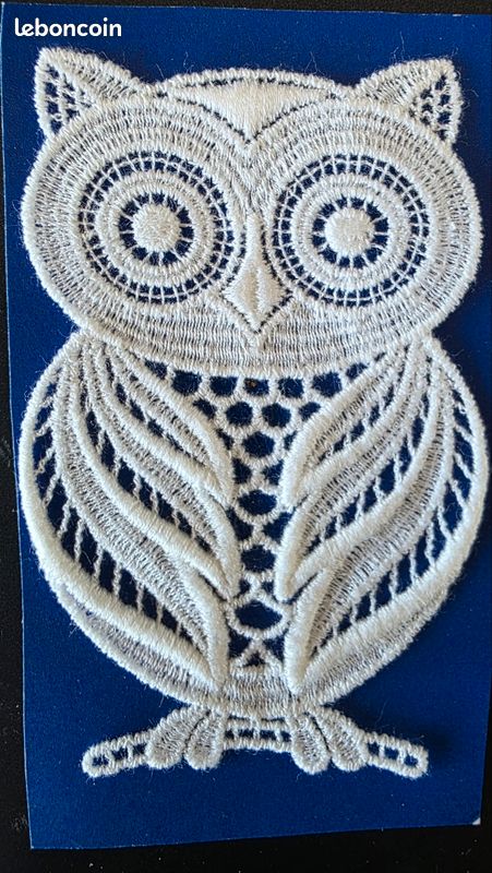 Robe Bébé Fille Boboli Bleue 9-12 Mois - Motif Broderie Hibou